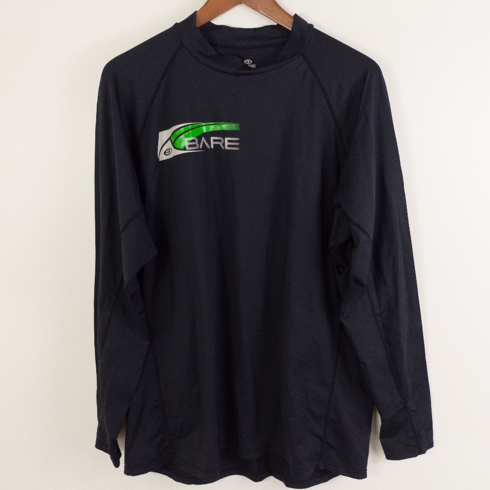 Bare Mens Sunguard Shirt Black Size XL